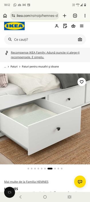 Pat ikea 2 persoane