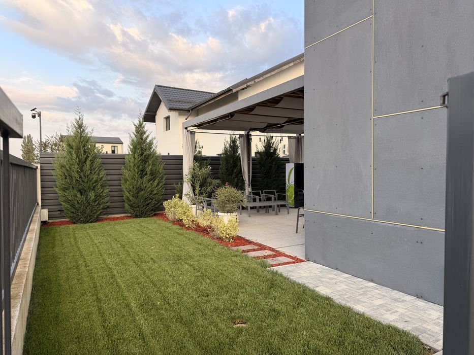 VILĂ MODERNĂ DE VÂNZARE – OTOPENI | 6 Camere | 226 MP utili | Piscina | Panouri Fotovoltaice | Direct Proprietar