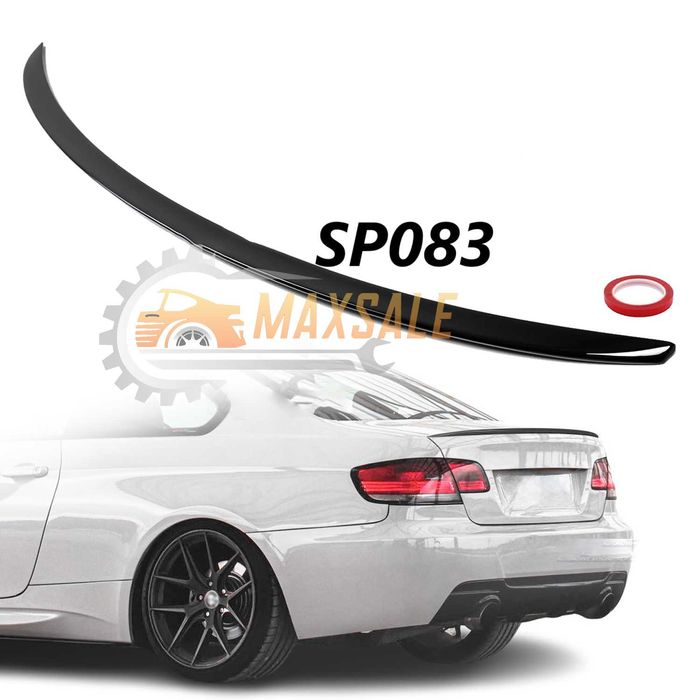 Лип спойлер M3 style на BMW 3 серия E92 черен гланц за купе