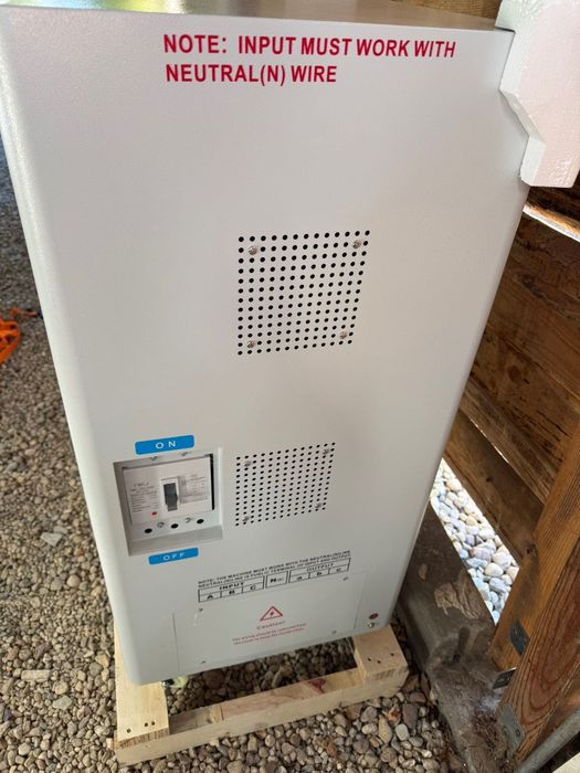 Нов стабилизатор трифазен 80 KVA
