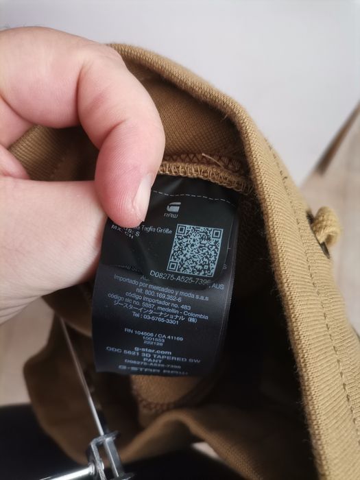 Оригинално долнище G-star Raw Tapered S  ново мъжко камуфлажно camo