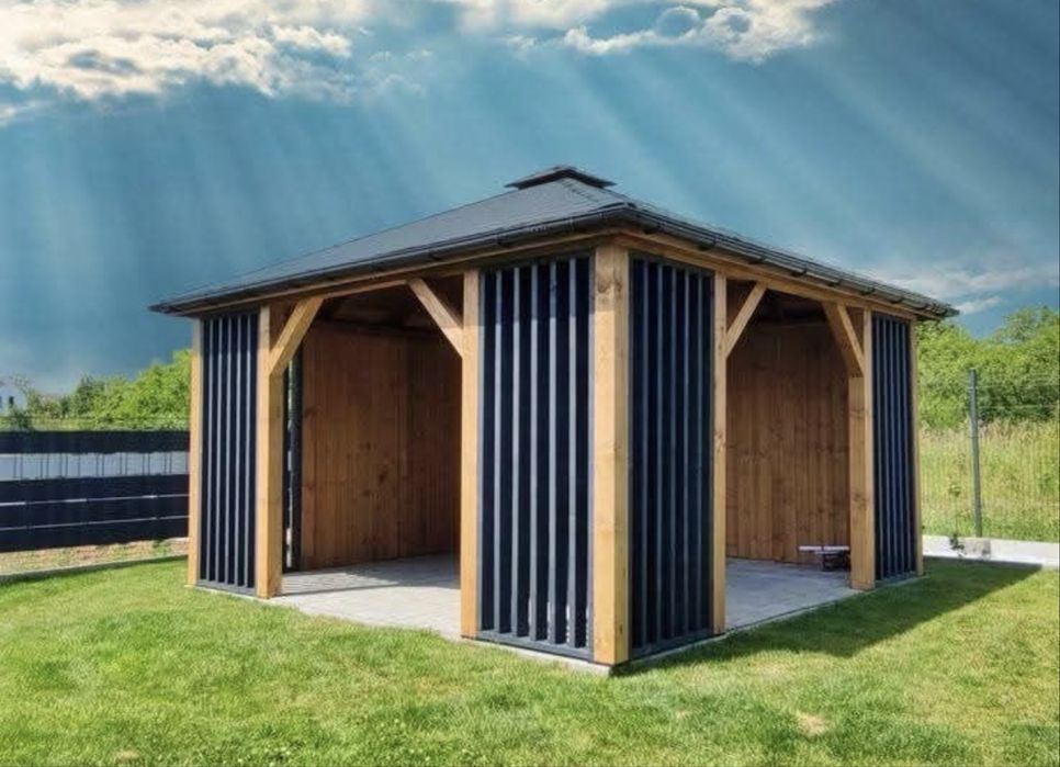 Pergole si foisoare din lemn rustic