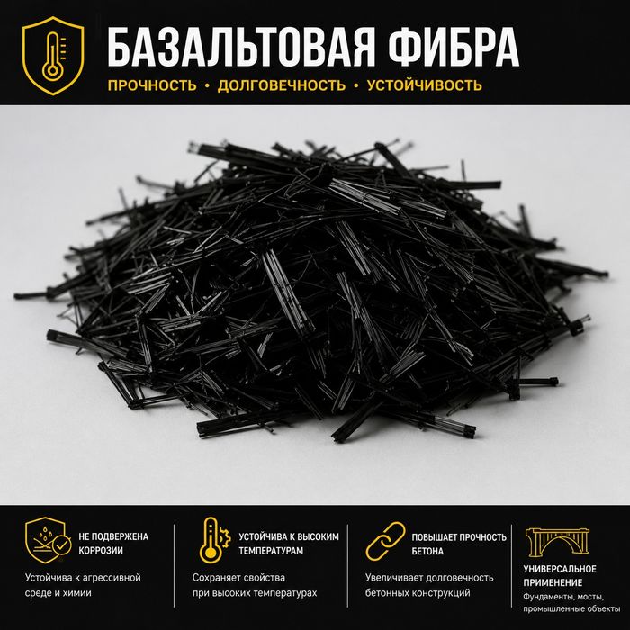 Фибра для бетонных изделий