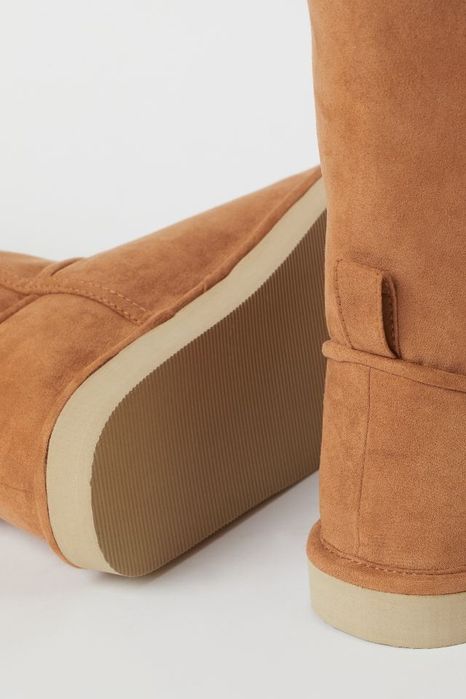 высокие теплые угги h&m 35 размер camel ДОСТАВКИ НЕТ ниже себестоимост