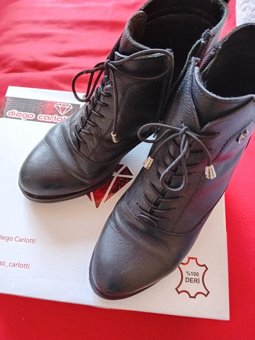 Боти от естествена кожа