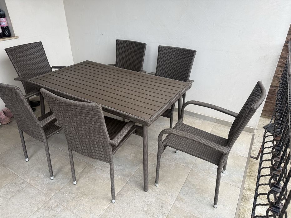 Set masa cu scaune terasa