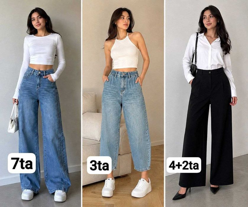 Ayollar kiyimlari, yubka, kofta, dvoykalar, 150.000 so'm donasi.