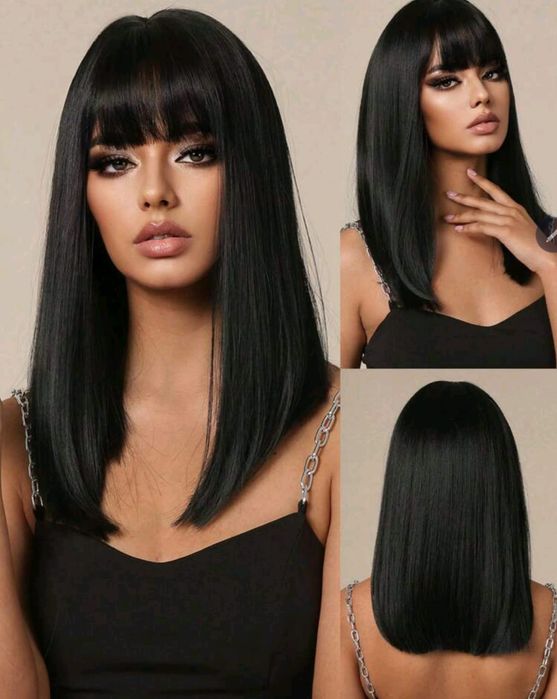 Peruca tunsoare bob lung