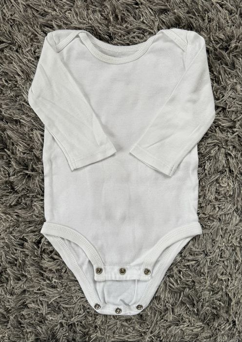 Lot 6 bodyuri cu maneca lunga 6 luni