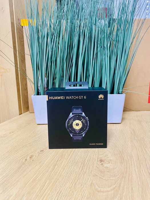 НОВ !!! Huawei Watch GT 6, 46MM, Black Stainless Steel Case