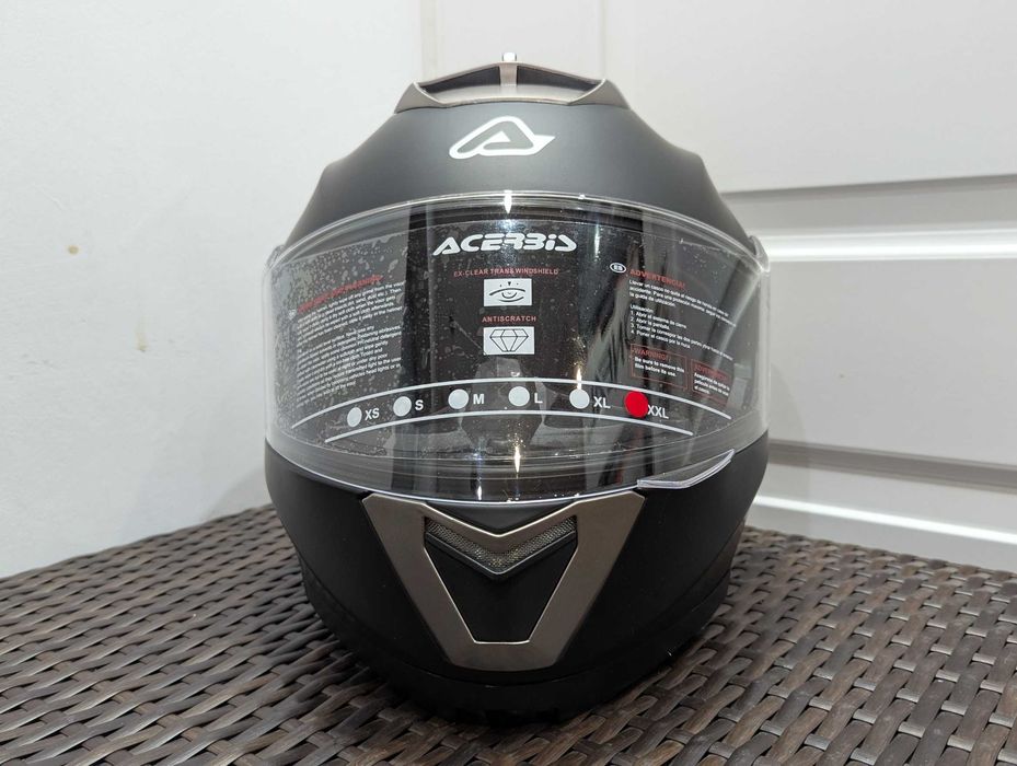 Casca moto Acerbis, marime XL / XXL (61cm) - flip-up, ochelari de soare