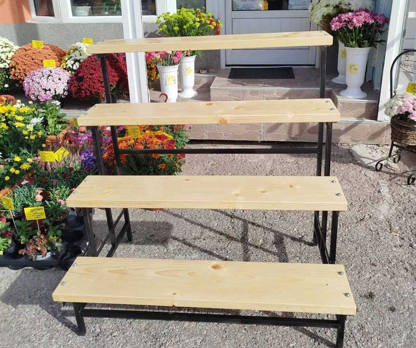 Професионален цветарски стелаж 5 етажа