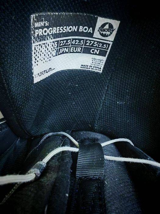 Boots snowboard Burton Progression boa Eu 42-mondo 27,5