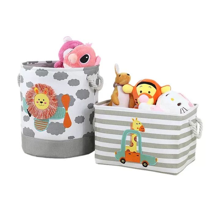 Комплект корзина для игрушек и белья
