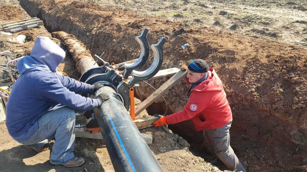 Sudura cap la cap teava din polietilena