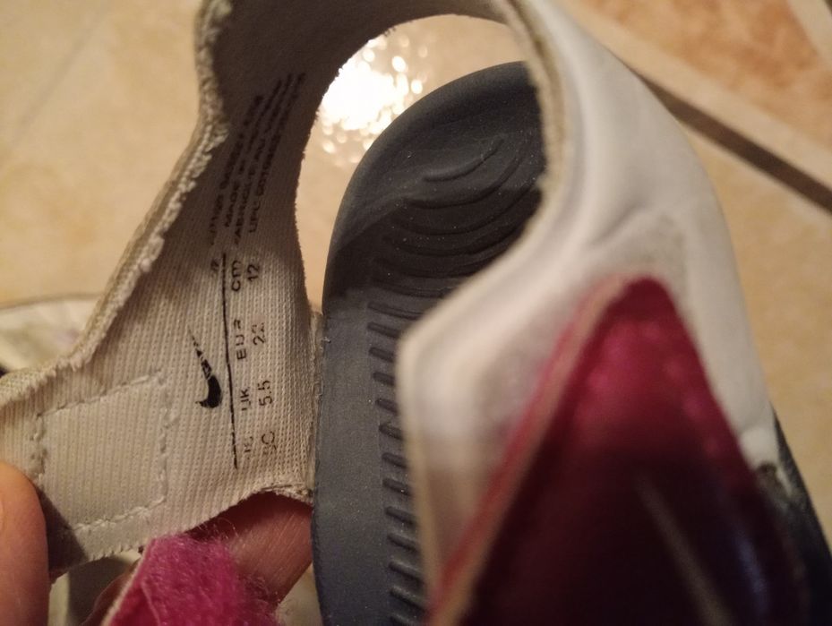 Set sandale copii Nike, elefanten, mărimea 22