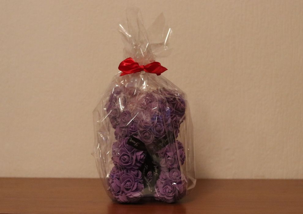 Мече от вечни рози за свети Валентин