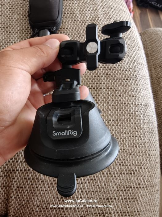 Insta360 x4 și ventuza dubla