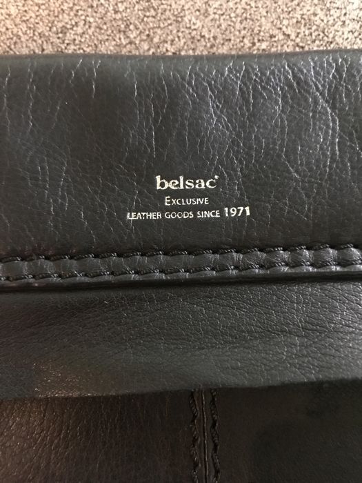 Чанта тип плик естествена кожа belsac