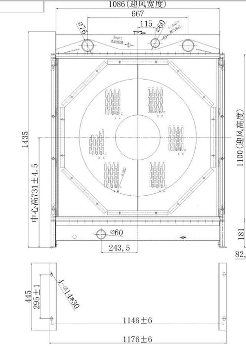 Радиатор на дизель генератор Doosan
