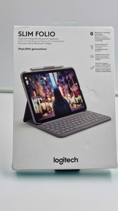 Husa/Stand Logitech SLIM FOLIO pentru iPad 10th gen [Amanet Club Caro]