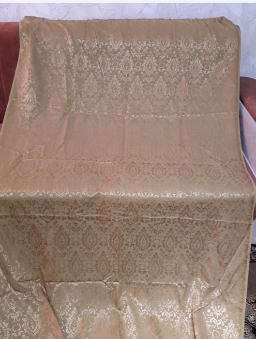 Шторы коричневые