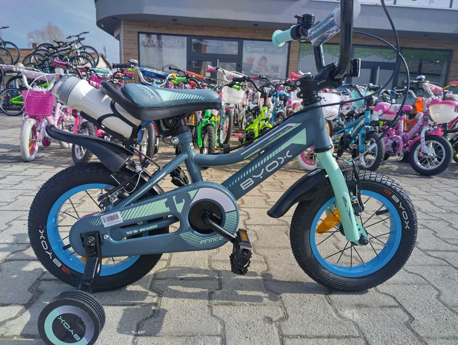 BYOX Велосипед 12" PRINCE сив