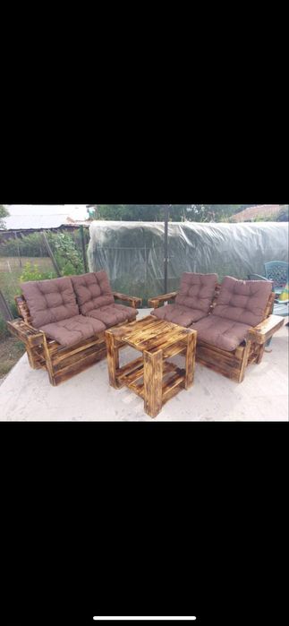 Градински палетни мебели