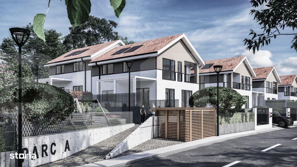Ansamblu rezidential  cu case tip Duplex de 118mp pe Valea Chintaului