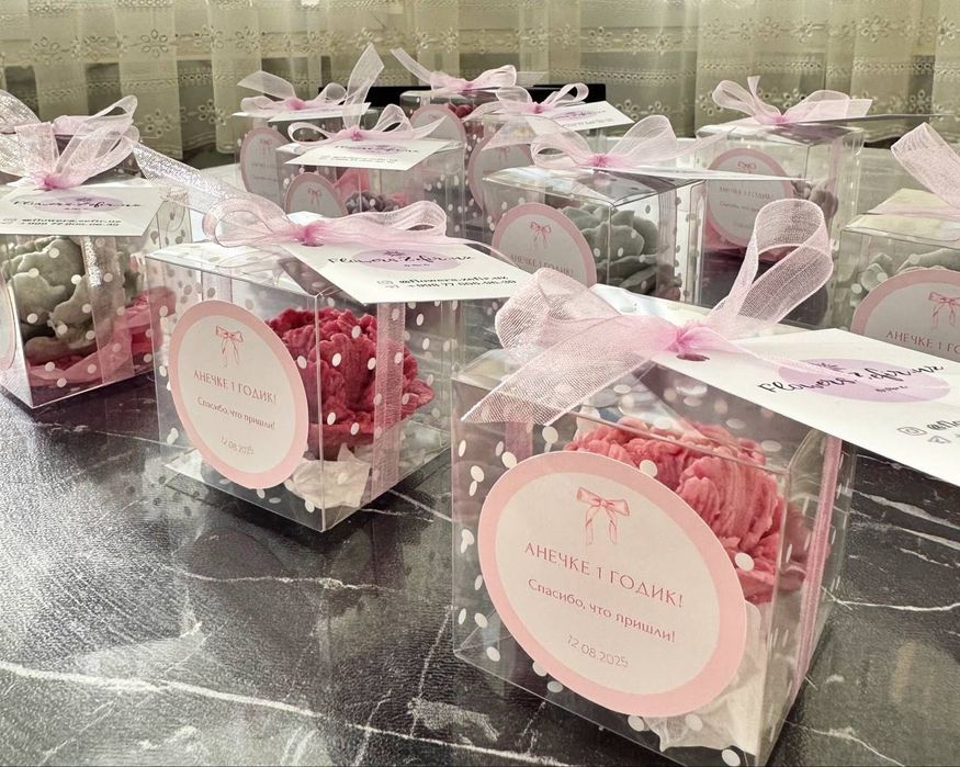 Зефирные букеты, 3D открытки