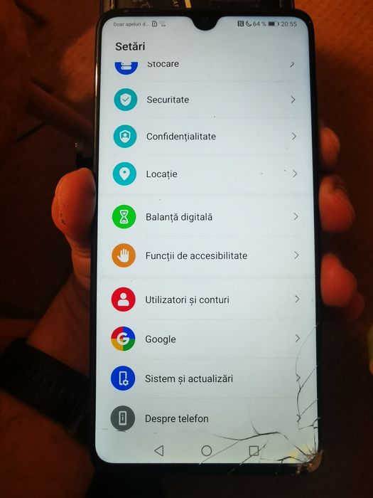 Display HUAWEI Mate 20 simplu