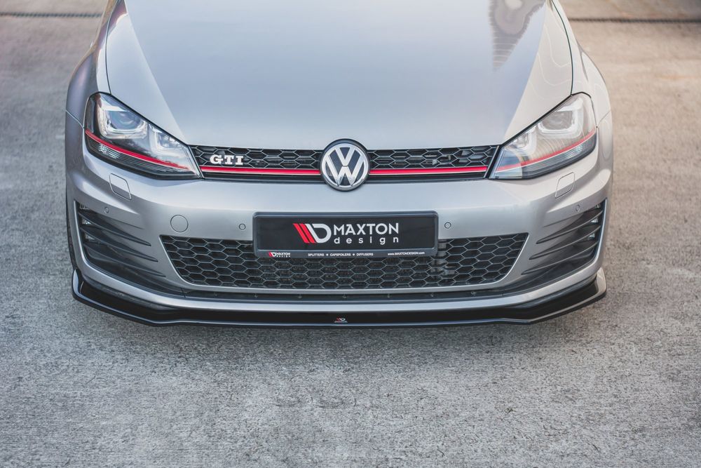 Спойлер за предна GTI броня Maxton design за VW Golf 7 (2013-)