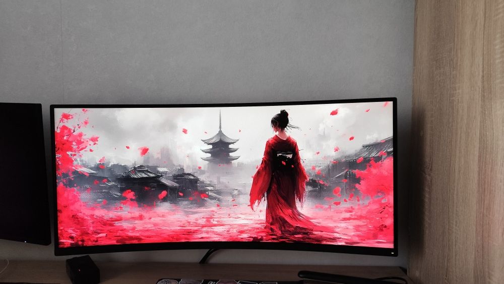 Монитор 34" Xiaomi Mi Curved Gaming XMMNTWQ34 черный