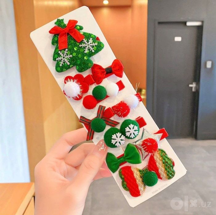 Новогодние заколки