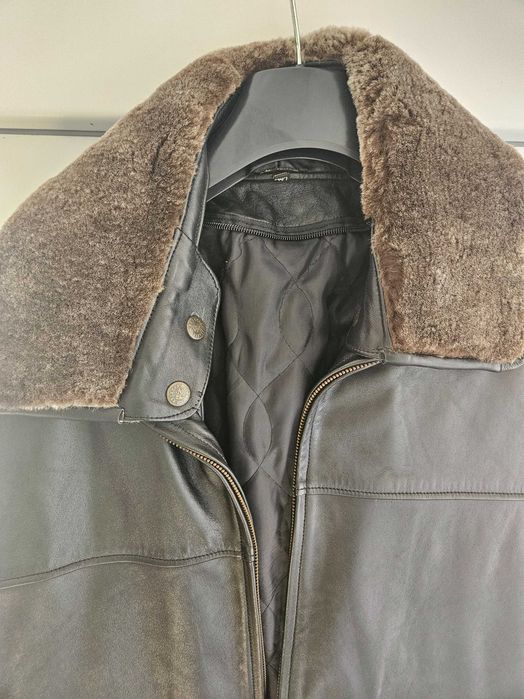 ЧИСТО НОВО мъжко яке от естествена кожа Dicano Leather - Размер M