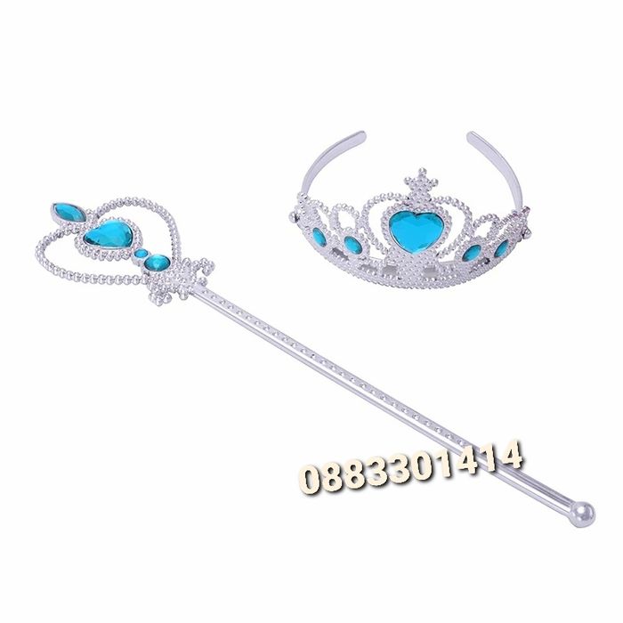 Комплект Елза Замръзналото кралство Frozen Аксесоари Корона Плитка