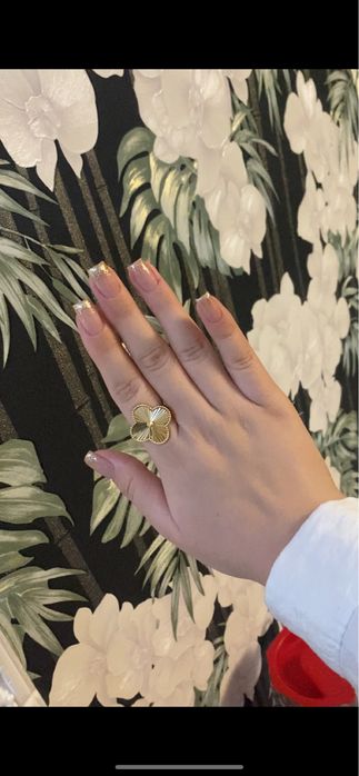 VAN CLEEF - кольцо (лимонное золото) 585 пробы