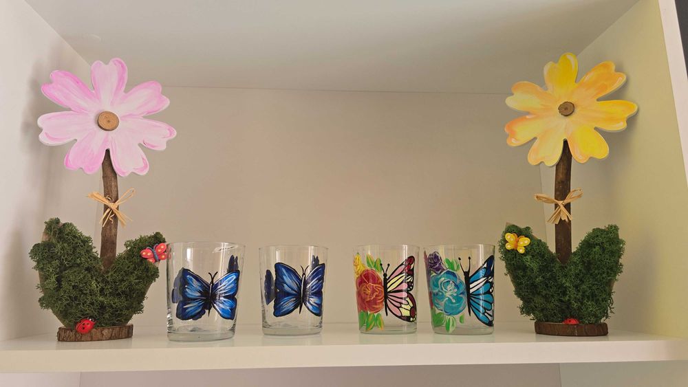 Ръчно рисувано стъкло