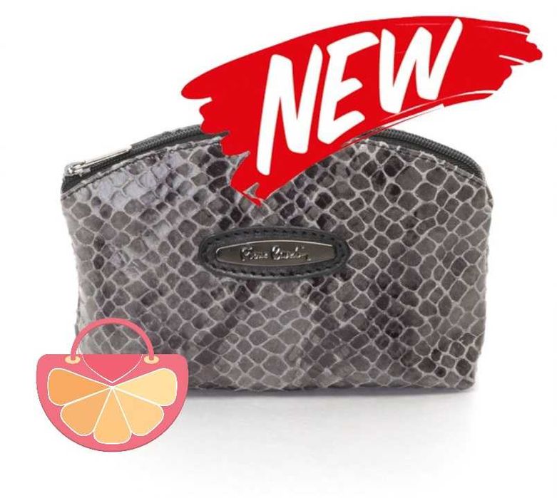 %ПРОМО% PIERRE CARDIN – Дамски несесер ест кожа екзотична 21X5X15см