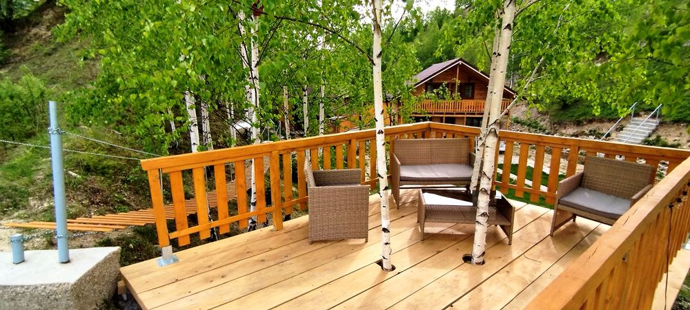 Cabana de inchiriat cu ciubar/jacuzzi la munte!