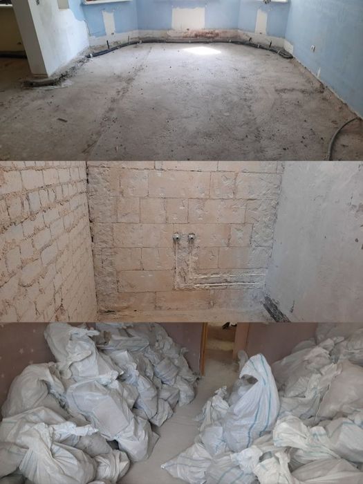 Снос Слом Демонтаж Траншея Рабочая бригада