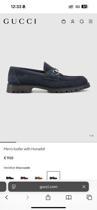 Gucci Horsebit мокасини. Оригинални!