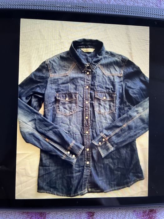 Camasa de blugi firma bershka si vesta teranova super pret