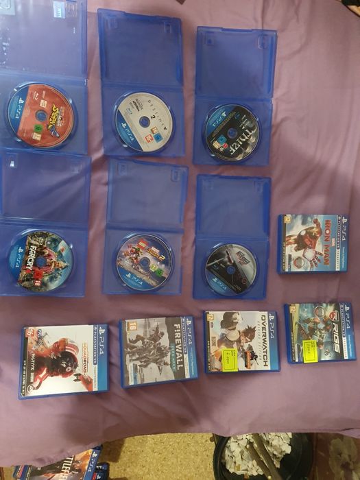 Диски с играми на Sony playstation 4