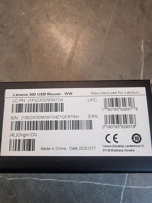 Mouse Optic Lenovo 300 Negru Sigilat