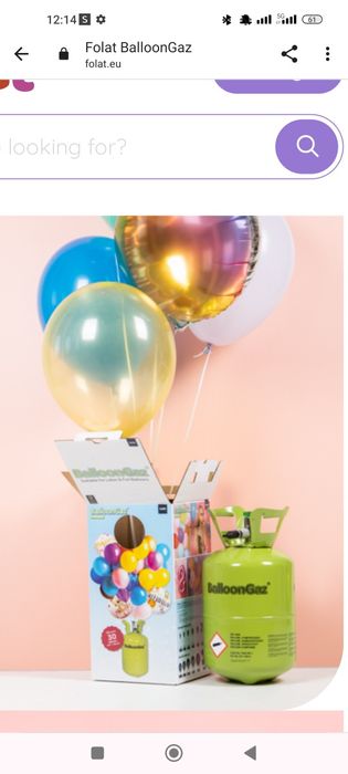 Heliu 80 baloane. Transport rapid!