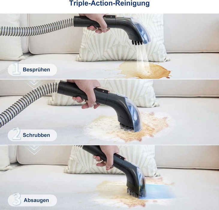 Перяща прахосмукачка Euary (2205-BYXDJ) 18kPa