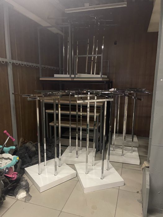 Стол лофт рейл полка