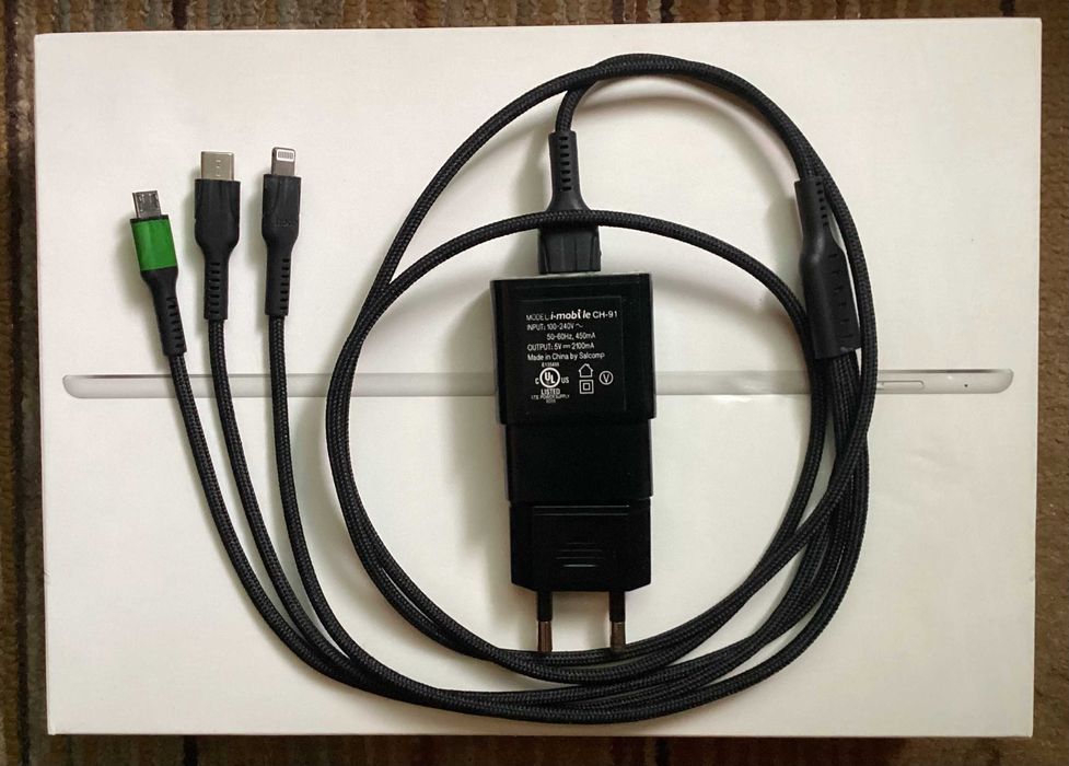 айпад 128 сим пълен комплект с клавиатура ipad air 2, sim 128 gb А1567