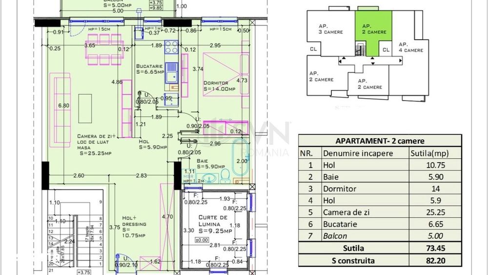 Apartament 3 camere de vanzare Aviatiei